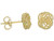 Finejewelers 14 Kt Yellow Gold 9-8mm Bright Cut 4 Line Love Knot Type Post Earring 470871A