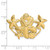 FJC Finejewelers 14k Yellow Gold Starfish Cluster Slide Charm D2876A