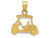 FJC Finejewelers 14k Yellow Gold Golf Cart Charm D3359A