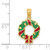 Finejewelers 14k Yellow Gold Enameled Wreath Charm
