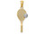 FJC Finejewelers 14k Yellow Gold White with Rhodium Tennis Charm C4630A