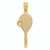 FJC Finejewelers 14k Yellow Gold White with Rhodium Tennis Charm C4630A
