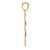 FJC Finejewelers 14k Yellow Gold with Rhodium Plated Hand Of God Charm C4533A