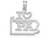 Finejewelers 14k White Gold Solid Pennsylvania State Charm