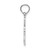 Finejewelers 14k White Gold Solid Pennsylvania State Charm