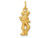 FJC Finejewelers 14k Yellow Gold Gemini Zodiac Charm C478A