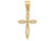 FJC Finejewelers 14k Yellow Gold Passion Cross Charm C3804A