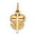 FJC Finejewelers 14k Yellow Gold Faith Hope and Charity Charm C3732A