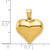 FJC Finejewelers 14k Yellow Gold Puffed Heart Charm C2909A