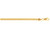 Finejewelers 10 Kt Yellow Gold 10k 7.25 Inch Flat Wheat Chain Ladies Fancy Bracelet with Lobster Clasp 470207W