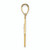 FJC Finejewelers 10k Yellow Gold Enameled Caduceus Medical Disc Engraveable Charm 10K6732W