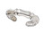 Finejewelers Sterling Silver Rhodium Finish Toe Ring Bamboo CGSS315T