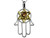 Star K Large Hamsa Hand Jewish Star of David Pendant Necklace with Genuine Smoky Quartz in 10 kt Two Tone Gold 310894BF