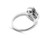 Finejewelers Sterling Silver 3.90 cttw 8x10mm Oval Swiss Blue Topaz and White Topaz side stones Halo Ring - R11186MUL10T8