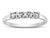 FJC Finejewelers 2.5mm White Topaz Band / Ring R10049WT