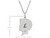 FJC Finejewelers Themed Boy Personalized Initial L Alphabet Pendant Necklace with CZ 18 Inch Adjustable Chain P8731LT