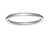 Finejewelers Rhodium Plated 7 Inch Textured Stardust Bright Cut Bangle in Sterling Silver