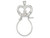 Finejewelers Sterling Silver Claddagh Charm Holder