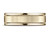 Finejewelers 18k Gold 7mm Comfort-fit Satin Finish Center with Milgrain Round Edge Carved Design Band - RECF7701S18KD65