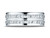 Finejewelers 18k Gold 8mm Comfort-fit Hammer-finished Polished Center Trim Round Edge Band - RECF5818518KD125