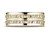 Finejewelers 18k Gold 8mm Comfort-fit Hammer-finished Polished Center Trim Round Edge Band - RECF5818518KD125