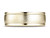 Finejewelers 18k Gold 8mm Comfort-fit Wire Brush Finish High Polished Round Edge Carved Design Band - RECF780218KD13