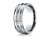 Finejewelers Platinum 8mm Comfort-fit Satin-finished Polished-Center Round Edge Band PTRECF58180P - PTRECF58180PO45