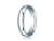 Finejewelers 18k White Gold 5mm Slightly Domed Standard Comfort-fit Ring with Milgrain - LCF35018KD6