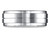 Finejewelers 18k Gold 8mm Comfort-fit Drop Bevel Satin Center Design Band - CF6835218KD125