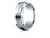 Finejewelers 18k Gold 8mm Comfort-fit Drop Bevel Satin Center Design Band - CF6835218KD12