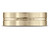 Finejewelers 18k Gold 7mm Comfort-fit Satin-finished with High Polished Center Cut Carved Design Band - CF6741118KD55