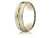 Finejewelers 10k Gold 7mm Comfort-fit Satin-finished with High Polished Center Cut Carved Design Band - CF57411B7
