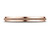 Finejewelers 14k Rose Gold 2mm High Polished Milgrain Center Design Band - 7201314KRP5
