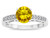 Star K Round 7mm Genuine Citrine Channel Set Engagement Promise Ring - 316936B65
