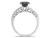 Star K Round 7mm Genuine Smoky Quartz Channel Set Engagement Promise Ring - 316929AF9