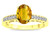 Star K Oval 8x6 Genuine Citrine Channel Set Engagement Promise Ring - 316813B8