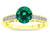 Star K Round 7mm Simulated Emerald Channel Set Engagement Promise Ring - 316924AF7