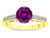 Star K Round 7mm Genuine Rhodolite Channel Set Engagement Promise Ring - 316897B7