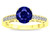 Star K Round 7mm Created Sapphire Channel Set Engagement Promise Ring - 316898B75