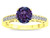Star K Round 7mm Simulated Alexandrite Channel Set Engagement Promise Ring - 316902B55
