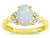 Star K Oval 8x6 Genuine Opal Marquee Design Engagement Promise Ring - 316651AF7
