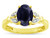 Star K Oval 8x6 Genuine Black Sapphire Marquee Design Engagement Promise Ring - 316647AF5