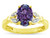 Star K Oval 8x6 Simulated Alexandrite Marquee Design Engagement Promise Ring - 316664AF6