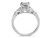 Star K Round 7mm Genuine Sky Blue Topaz Marquee Design Promise Engagement Ring - 316722B85