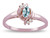 Star K Small Oval 5x3mm Genuine Sky Blue Topaz Bypass Ring - 316093B85