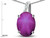 Star K 10k Gold Oval 9x7 Created Star Ruby Journey Pendant Necklace