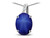 Star K Oval 8x6 Created Star Sapphire Journey Pendant Necklace - 313611P
