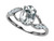 Tommaso Design Oval Genuine White Topaz Ring - 300920B45