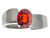 Tommaso Design Genuine Garnet Ring - 22618B4