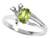 Tommaso Design Oval 6x4mm Genuine Peridot Ring - 23158A55